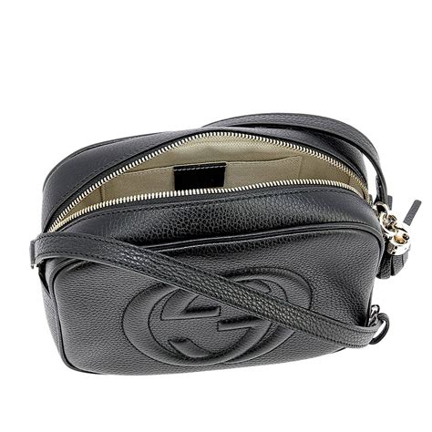 borsa gucci tracolla nera grande|borse Gucci da donna.